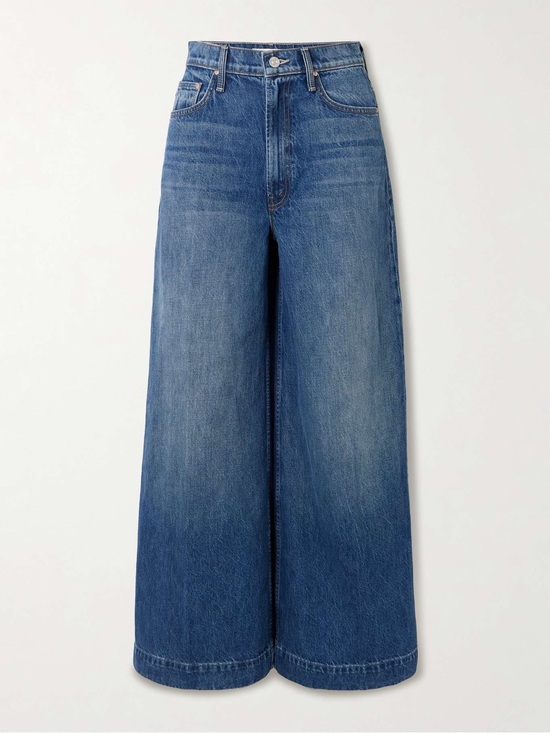 MOTHER Denim - Mother The Headliner Sneak high-rise wide-leg jeans